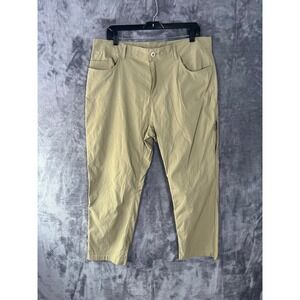 AFTCO Mens American Fishing Tackle Co Technical Fishing Pants Tan Khaki Size 36